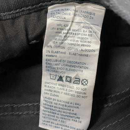 Levi’ｓ　リーバイス　SIGNATURE　デニムパンツ/ジーンズ　ジップフライ　黒　ブラック　W34サイズ
