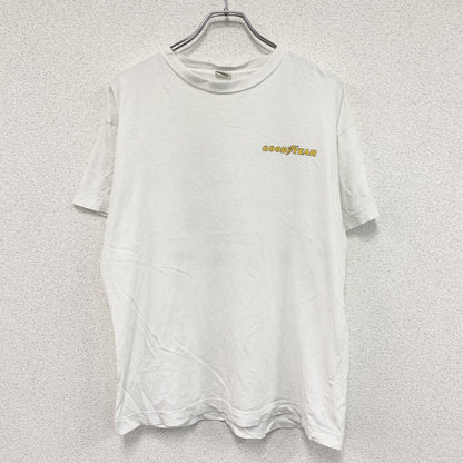 GOOD YEAR　グッドイヤー　半袖プリントTシャツ　企業T　白　ホワイト　Lサイズ