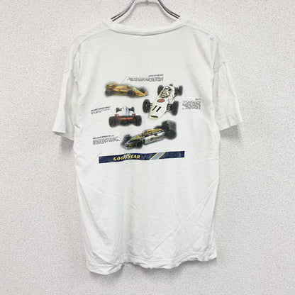 GOOD YEAR　グッドイヤー　半袖プリントTシャツ　企業T　白　ホワイト　Lサイズ