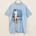古着 used　GILDAN　半袖プリントTシャツ　ケニーチェズニー　音楽　カントリー　水色　レトロデザイン　Mサイズ