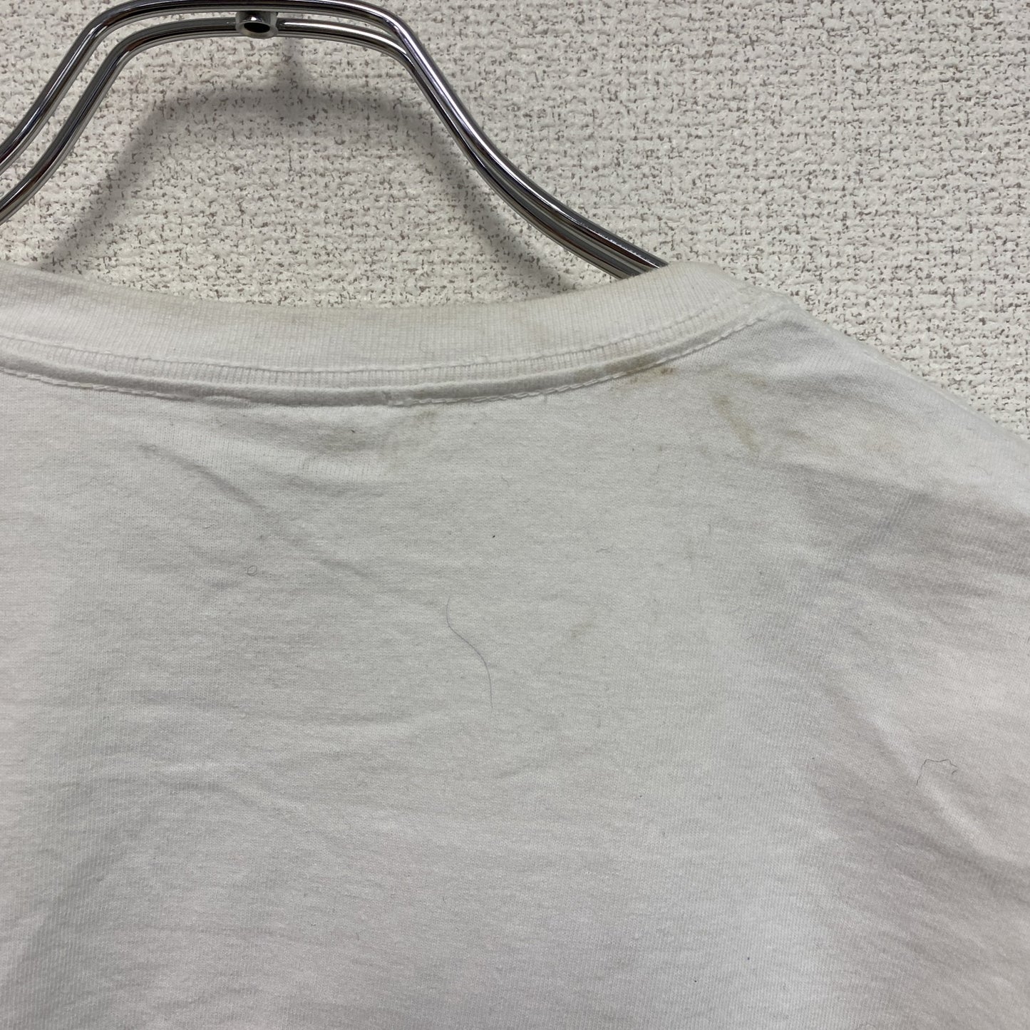 HOUSTON　ヒューストンン　米軍　U.S.NAVY　U.S.ARMY　半袖プリントTシャツ　星条旗　白　ホワイト　Lサイズ