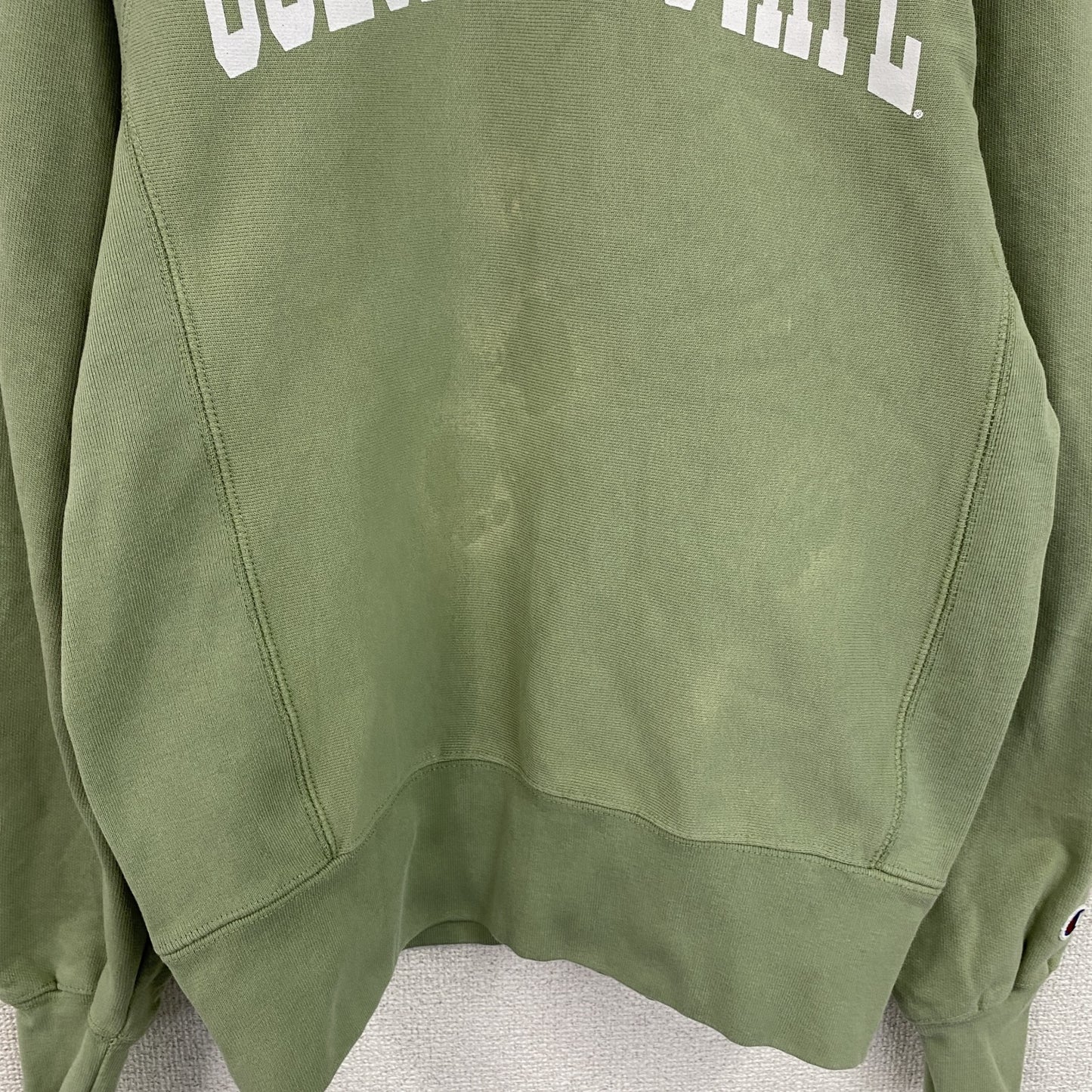Champion　チャンピオン　リバースウィーブ　スウェット/トレーナー　ラグランスリーブ　緑　グリーン　XSサイズ