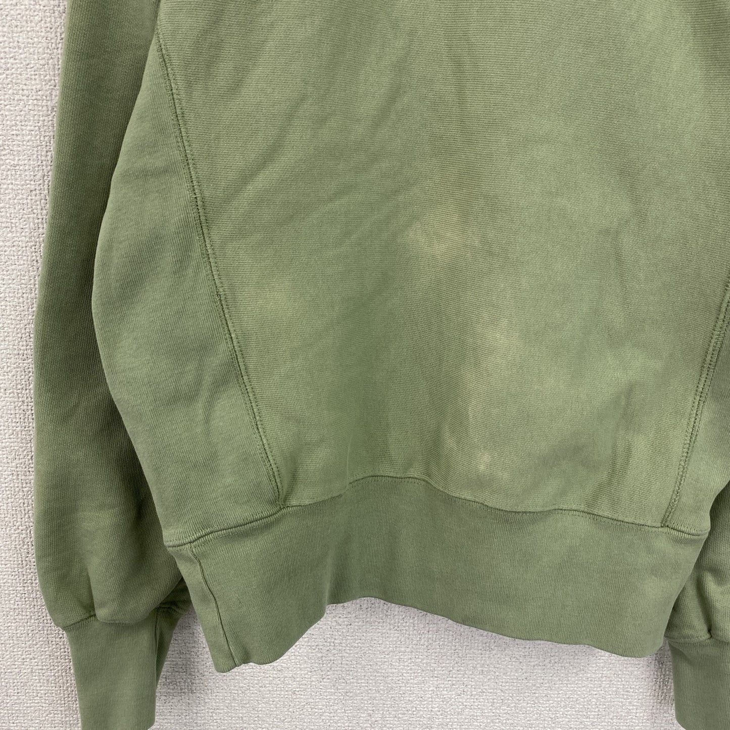 Champion　チャンピオン　リバースウィーブ　スウェット/トレーナー　ラグランスリーブ　緑　グリーン　XSサイズ