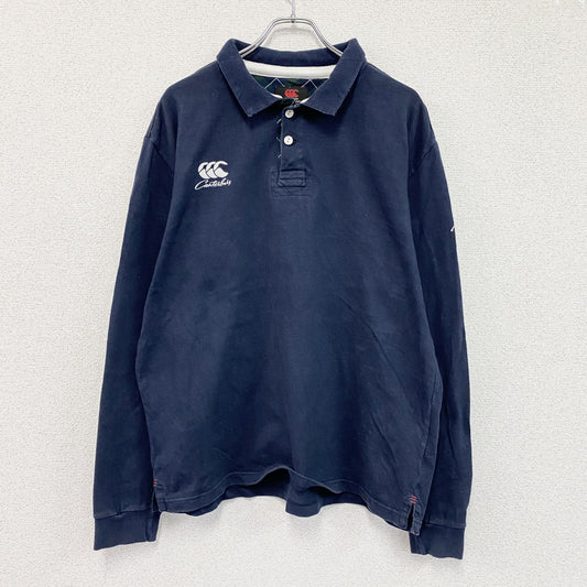 Canterbury　カンタベリー　長袖ポロシャツ　紺　ネイビー　3Lサイズ