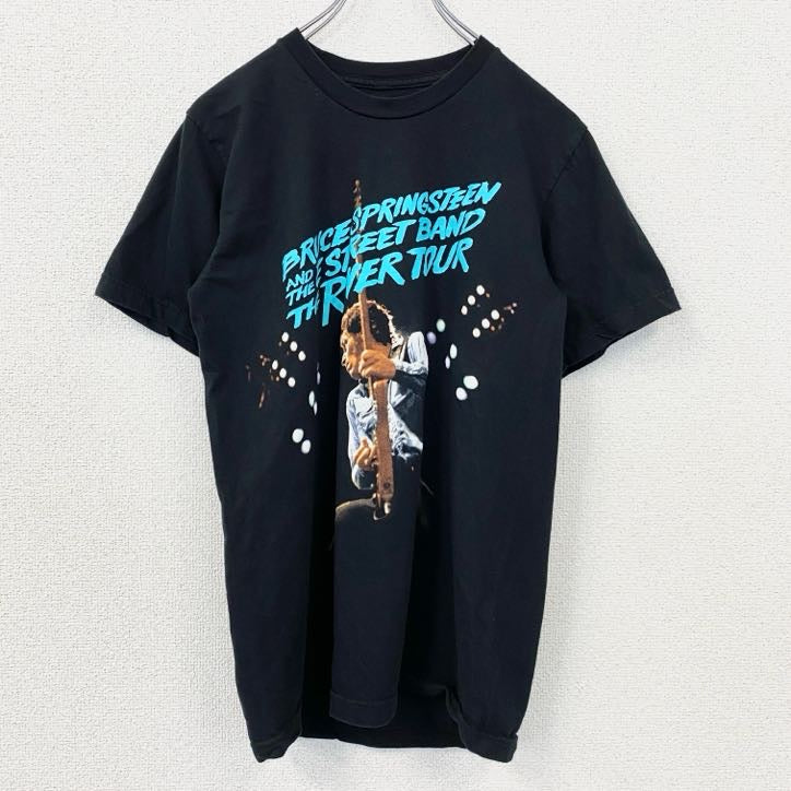 古着 used　BRUCE SPRINGSTEEN　ブルース スプリングスティーン　半袖バンドTシャツ　黒　ブラック