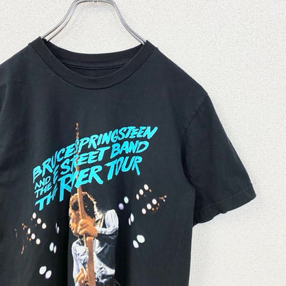古着 used　BRUCE SPRINGSTEEN　ブルース スプリングスティーン　半袖バンドTシャツ　黒　ブラック