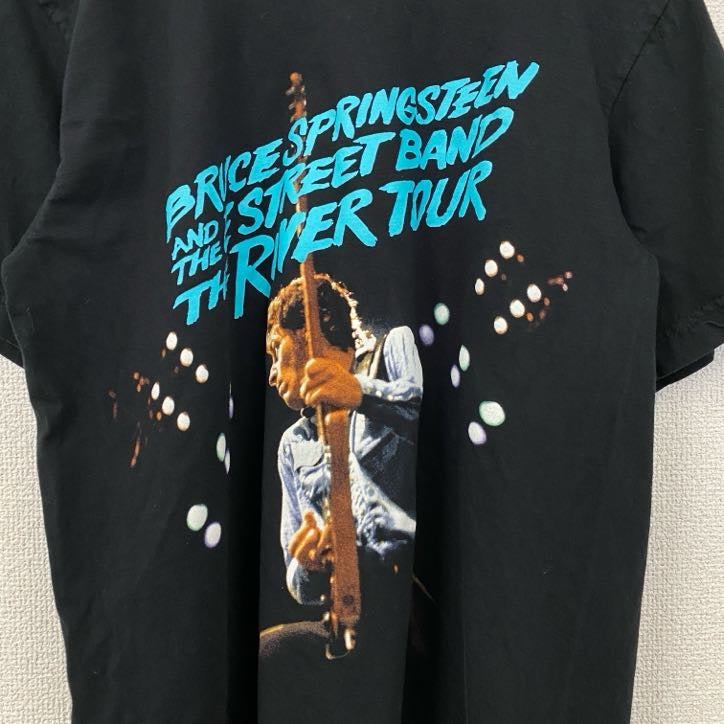 古着 used　BRUCE SPRINGSTEEN　ブルース スプリングスティーン　半袖バンドTシャツ　黒　ブラック