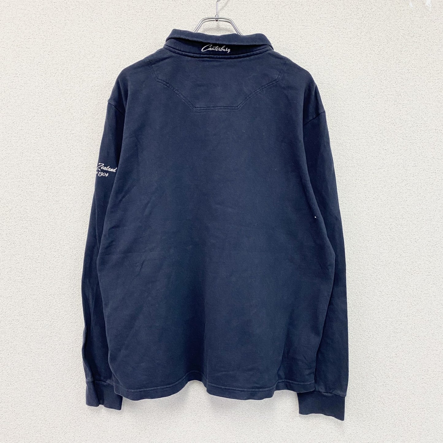 Canterbury　カンタベリー　長袖ポロシャツ　紺　ネイビー　3Lサイズ