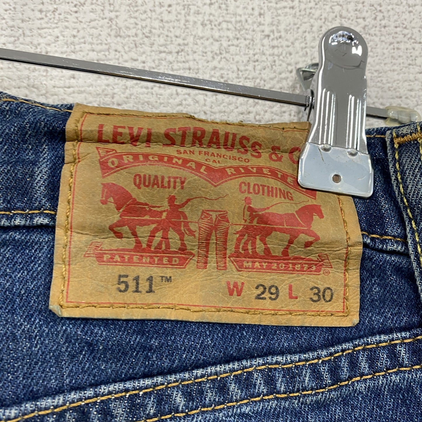Levi’ｓ　リーバイス　511　デニムパンツ/ジーンズ　ジップフライ　インディゴ　W29サイズ