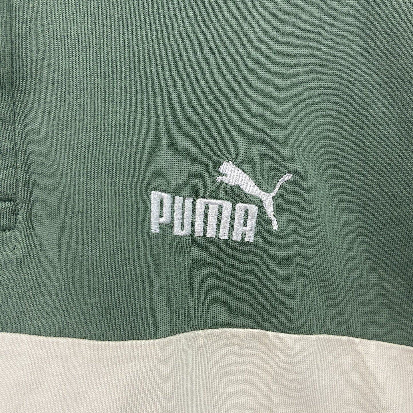 PUMA　プーマ　長袖ポロシャツ/ラガーシャツ　緑　グリーン　Lサイズ