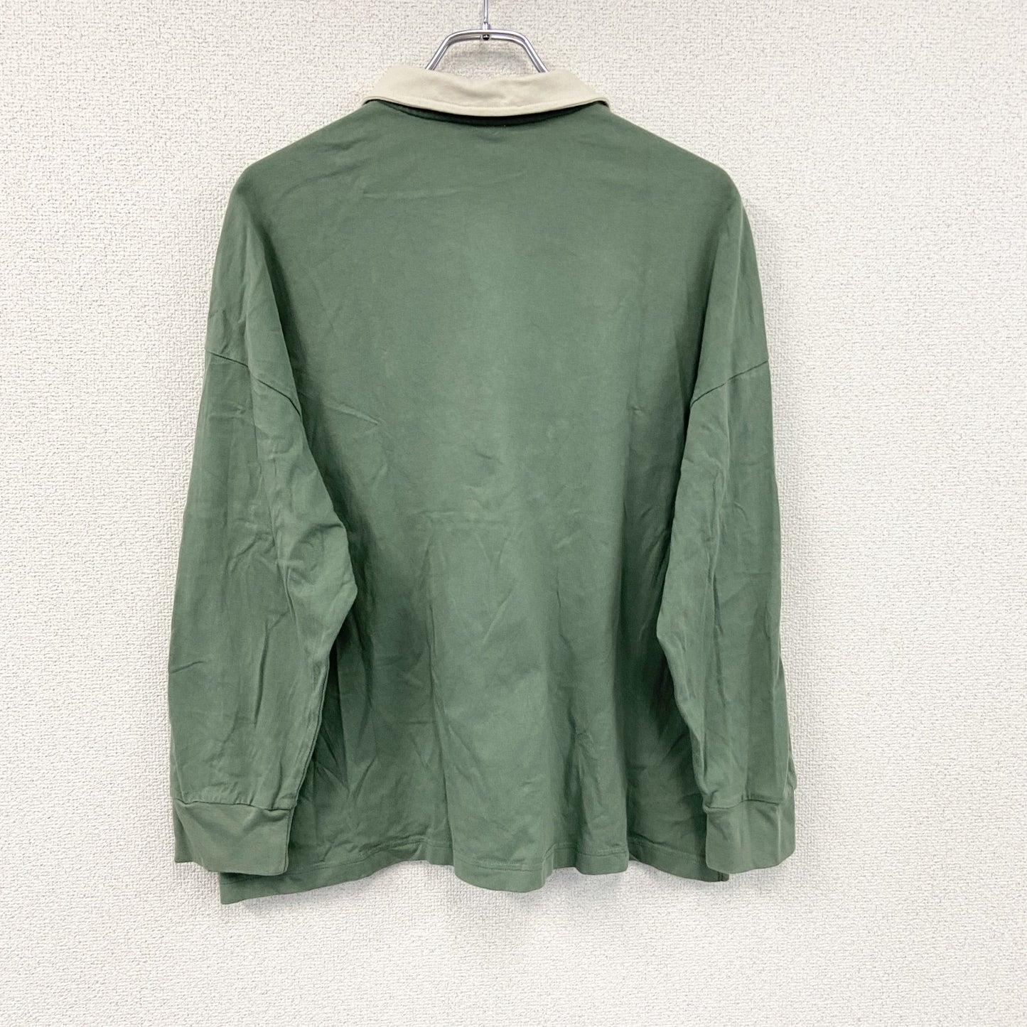 PUMA　プーマ　長袖ポロシャツ/ラガーシャツ　緑　グリーン　Lサイズ