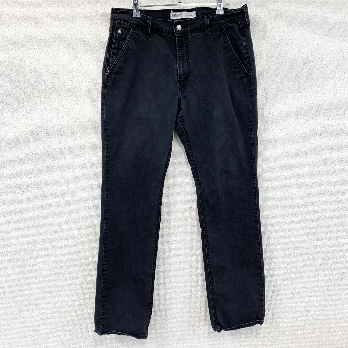 Levi’ｓ　リーバイス　SIGNATURE　デニムパンツ/ジーンズ　ジップフライ　黒　ブラック　W34サイズ
