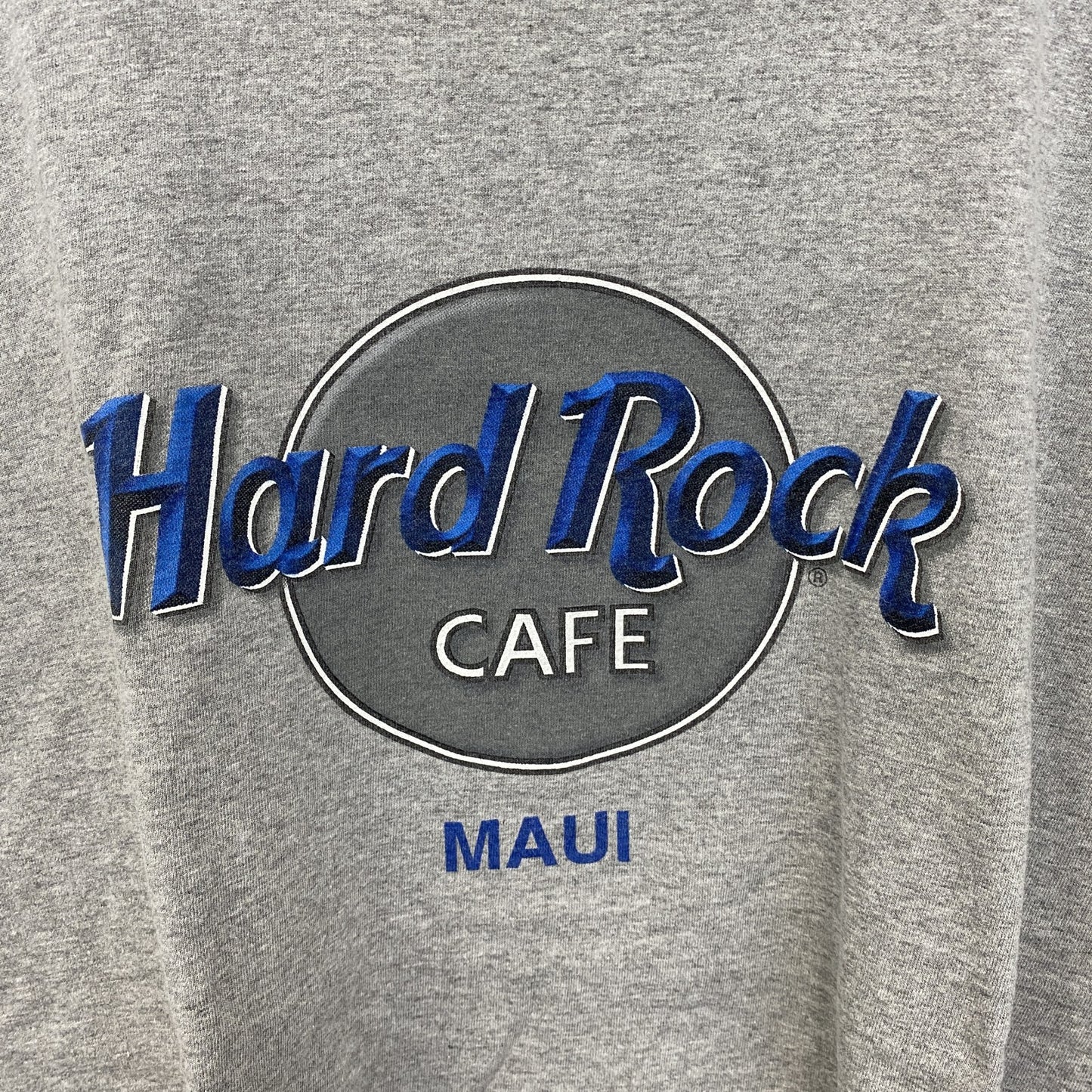 古着 used　Hard Rock CAFE　ハードロックカフェ　半袖ロゴプリントTシャツ　USA製　灰色　グレー　2XLサイズ
