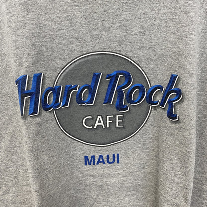 古着 used　Hard Rock CAFE　ハードロックカフェ　半袖ロゴプリントTシャツ　USA製　灰色　グレー　2XLサイズ