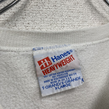 80s～　Hanes　ヘインズ　Coca Cola　コカコーラ　スウェット/トレーナー　ヴィンテージ　白　ホワイト　XLサイズ　