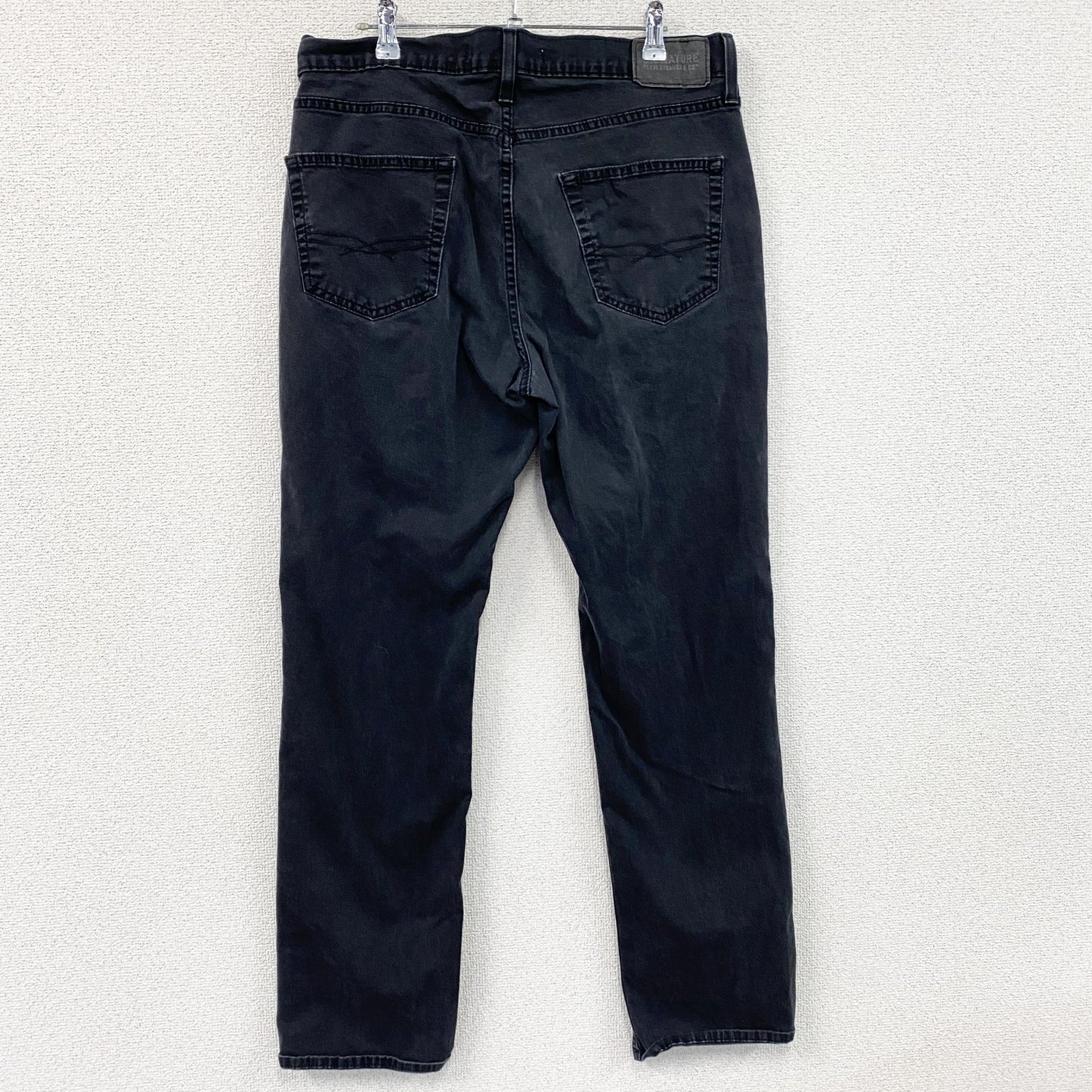 Levi’ｓ　リーバイス　SIGNATURE　デニムパンツ/ジーンズ　ジップフライ　黒　ブラック　W34サイズ