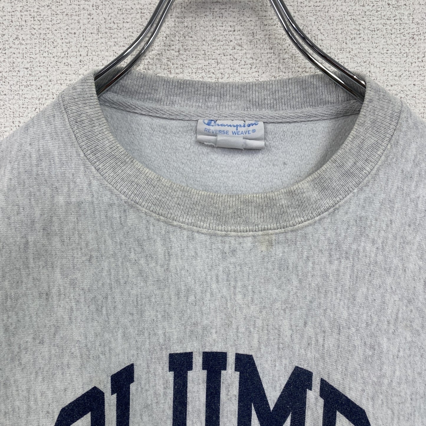 Champion　チャンピオン　リバースウィーブ　スウェット/トレーナー　カレッジプリント　霜降りグレー　Lサイズ
