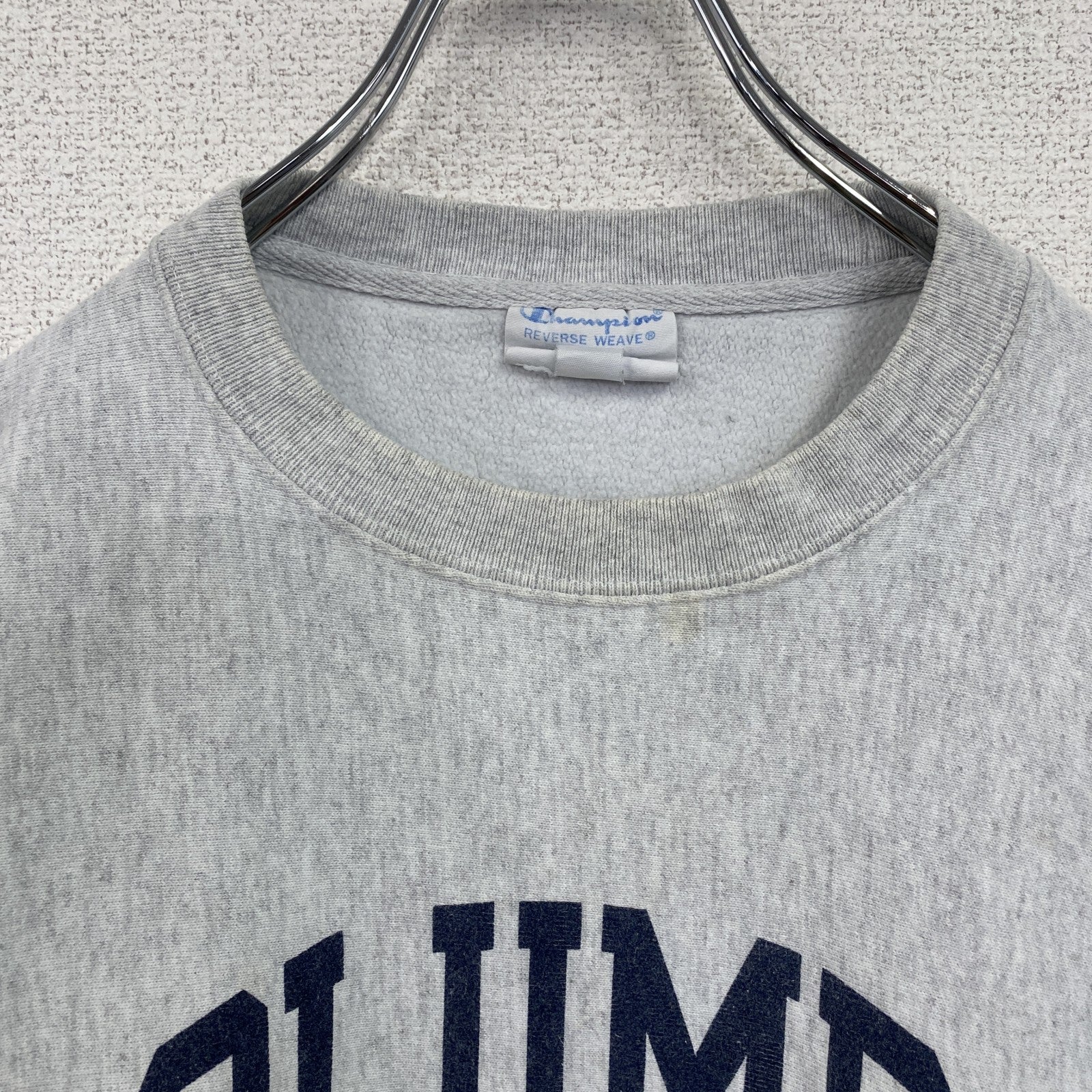 Champion　チャンピオン　リバースウィーブ　スウェット/トレーナー　カレッジプリント　霜降りグレー　Lサイズ