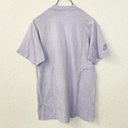 80s　NIKE　ナイキ　他社ボディ　半袖プリントTシャツ　ヴィンテージ　シングルステッチ　紫　パープル　Lサイズ