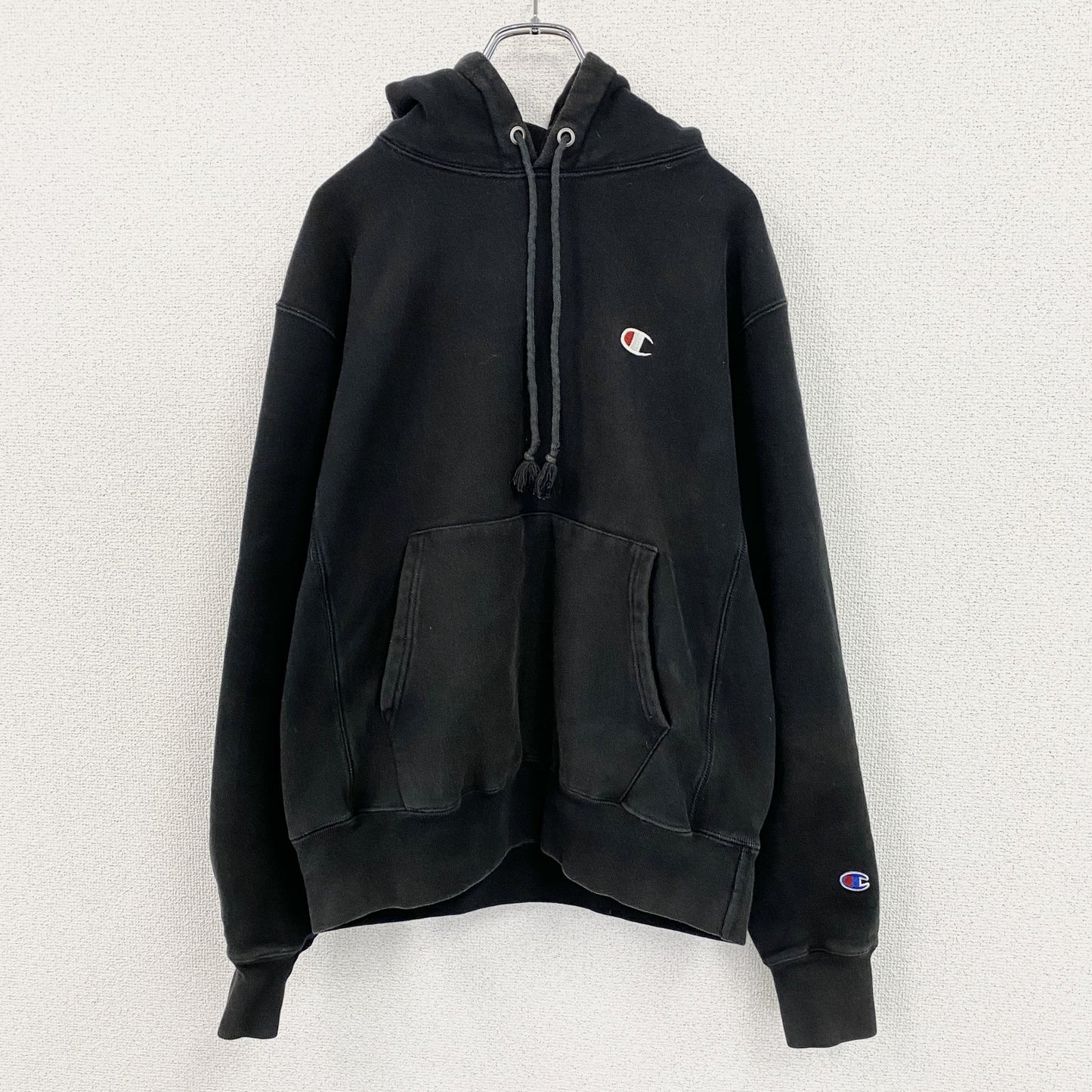Champion　チャンピオン　リバースウィーブ　スウェットパーカー/フーディー　黒　ブラック　Mサイズ