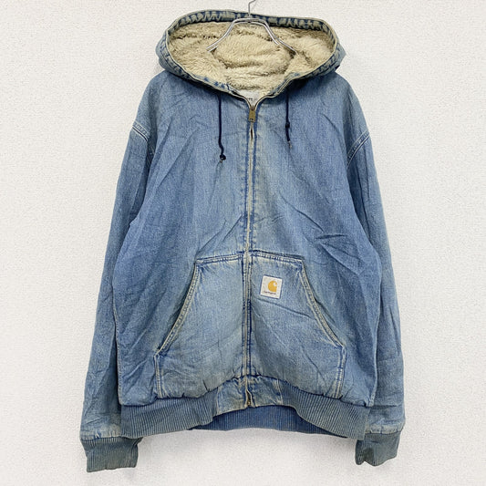 carhartt　カーハート　デニムアクティブジャケット　ボアライナー　インディゴ　Lサイズ