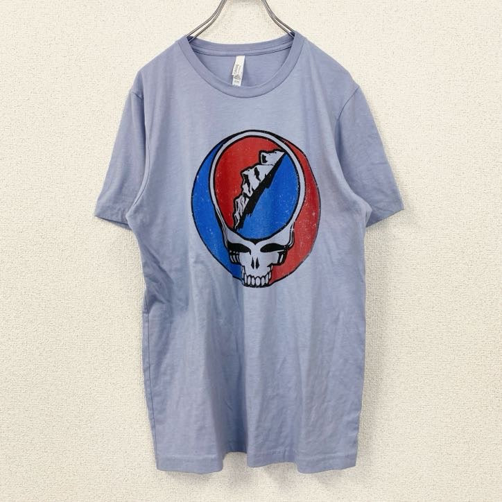 古着 used　Grateful Dead　グレイトフル・デッド　半袖バンドTシャツ　紫　くすみカラー　バックプリント　Lサイズ