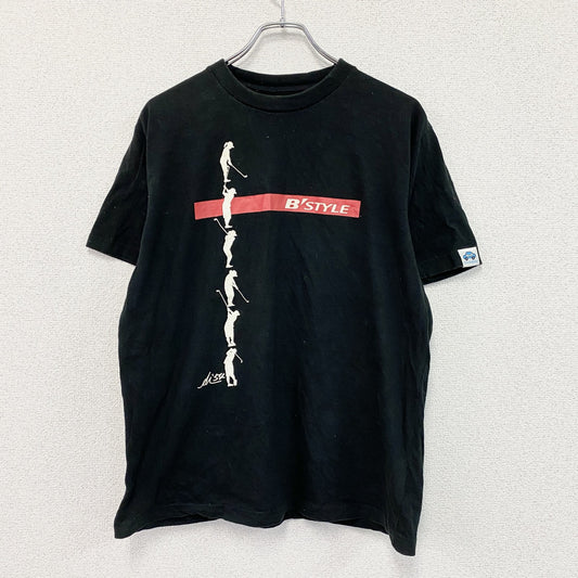 BRIDGESTONE　ブリヂストン　半袖プリントTシャツ　黒　ブラック