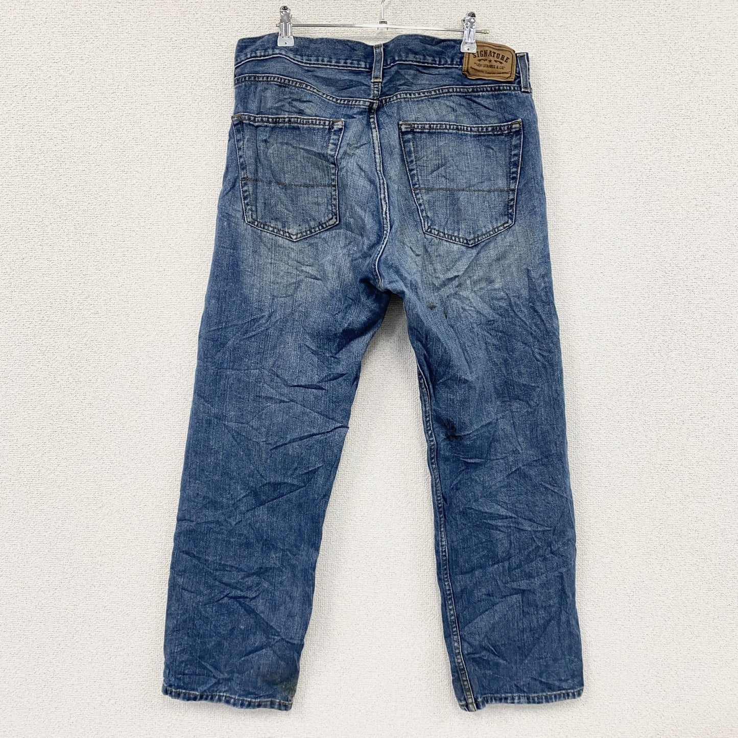 Levi’ｓ　リーバイス　SIGNATURE　デニムパンツ/ジーンズ　縦落ち　ジップフライ　インディゴ　W36サイズ
