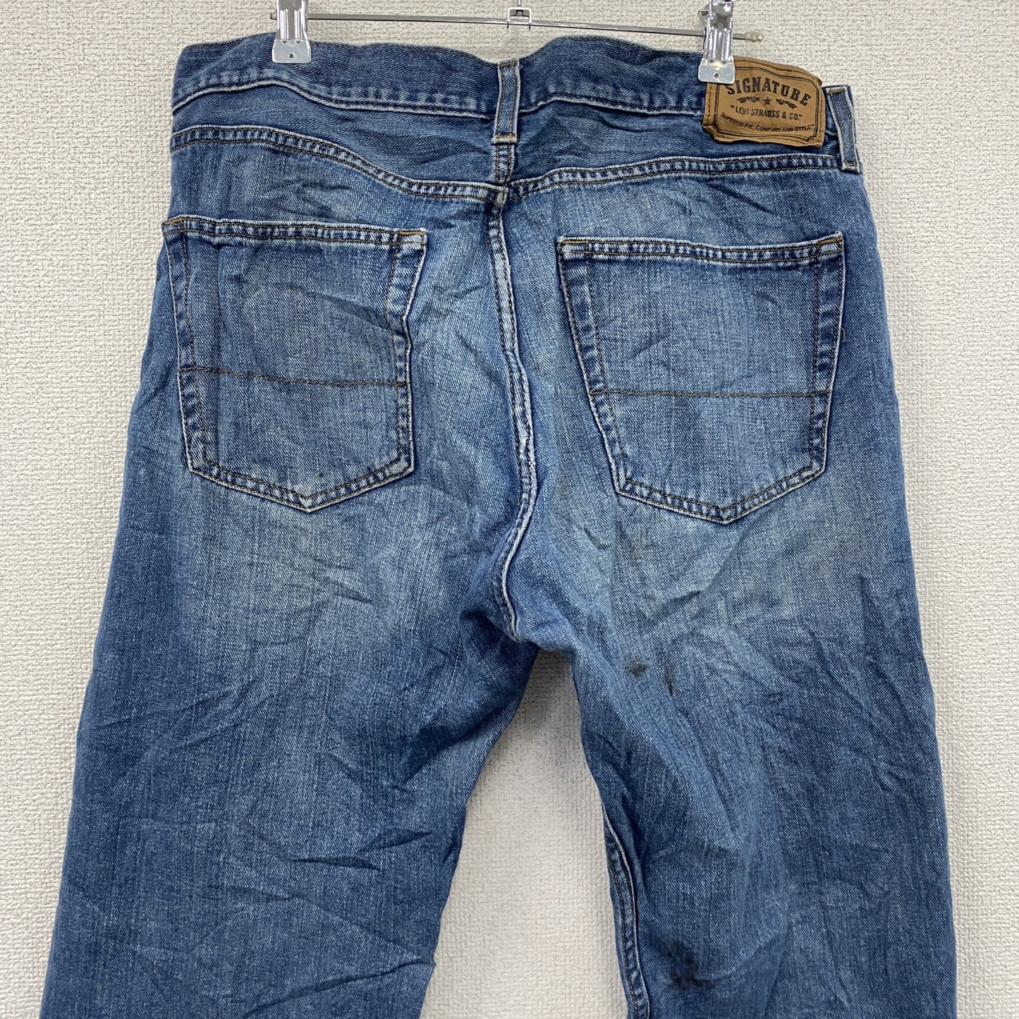 Levi’ｓ　リーバイス　SIGNATURE　デニムパンツ/ジーンズ　縦落ち　ジップフライ　インディゴ　W36サイズ
