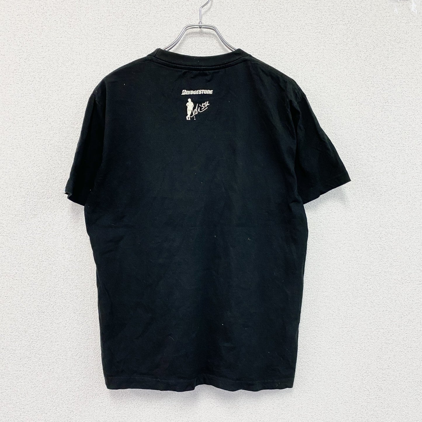 BRIDGESTONE　ブリヂストン　宮里藍　オンワード樫山　半袖プリントTシャツ　B'STYLE　黒　ブラック