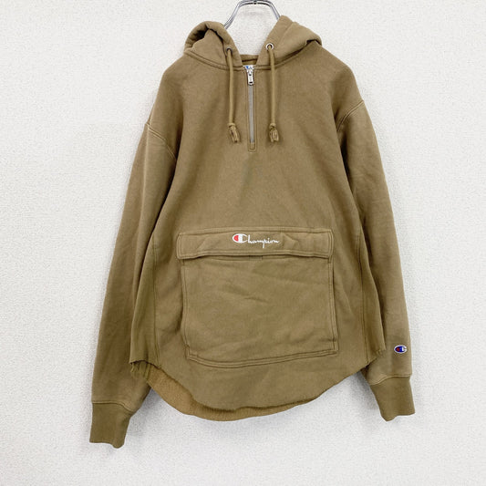 Champion　チャンピオン　リバースウィーブ　アノラックスウェットパーカー/フーディー　茶色　ブラウン　Mサイズ