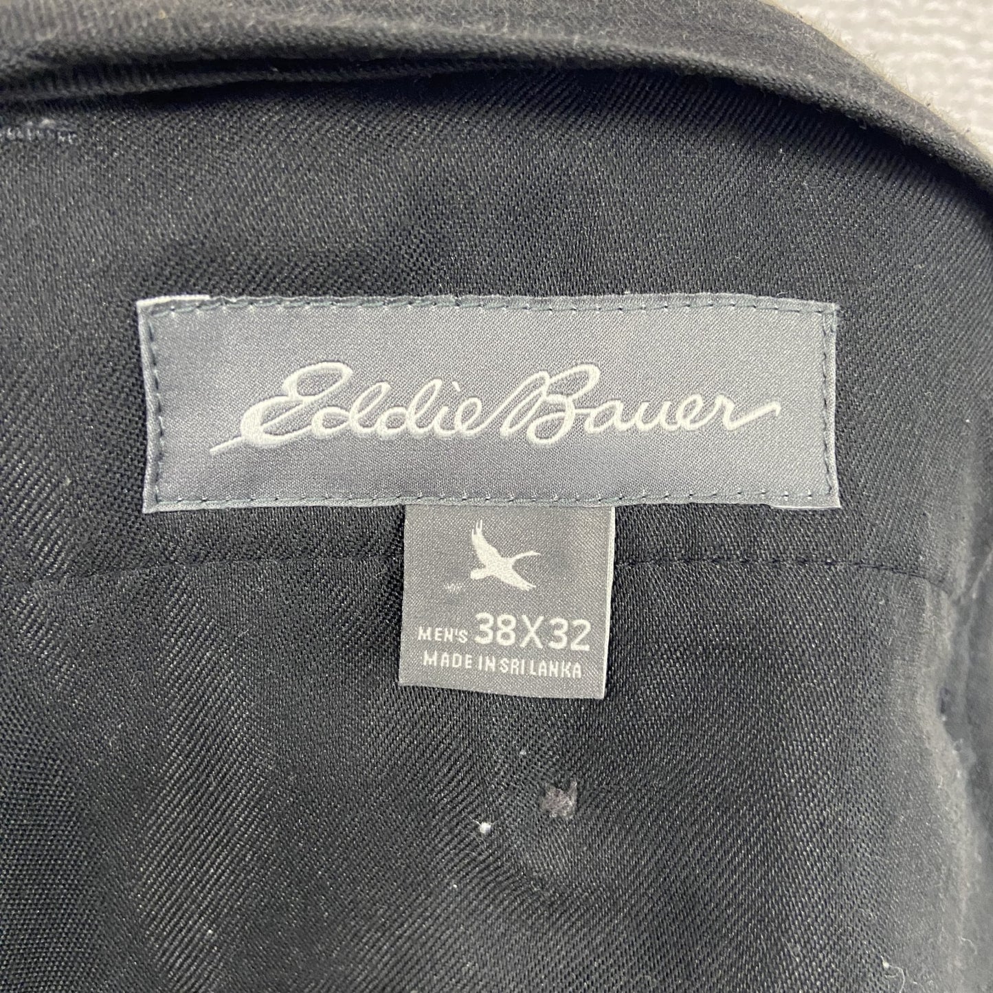 Eddie Bauer　エディーバウアー　スラックス　ジップフライ　黒　ブラック　38サイズ