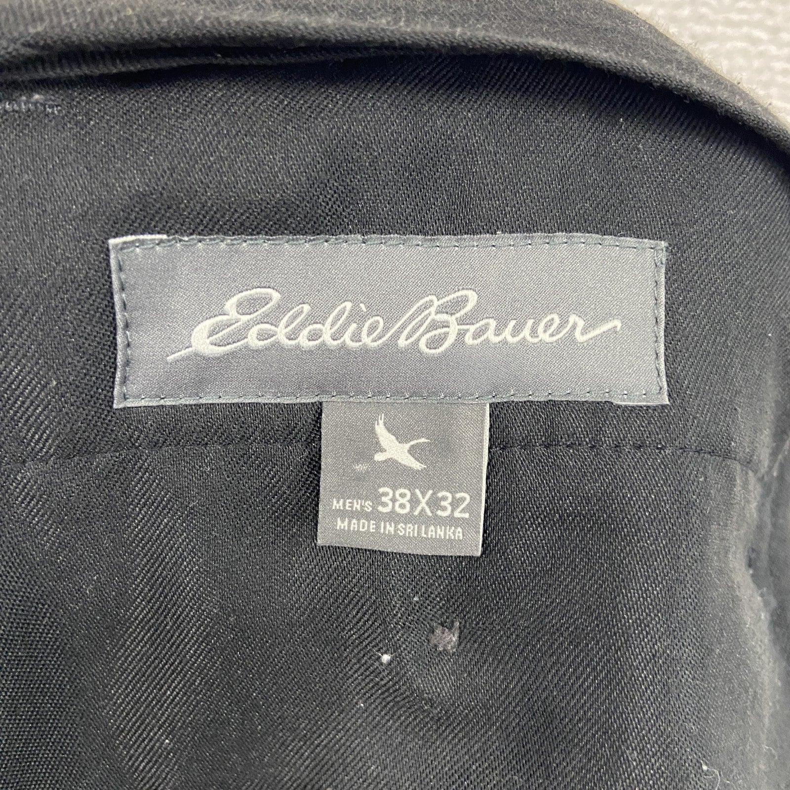 Eddie Bauer　エディーバウアー　スラックス　ジップフライ　黒　ブラック　38サイズ