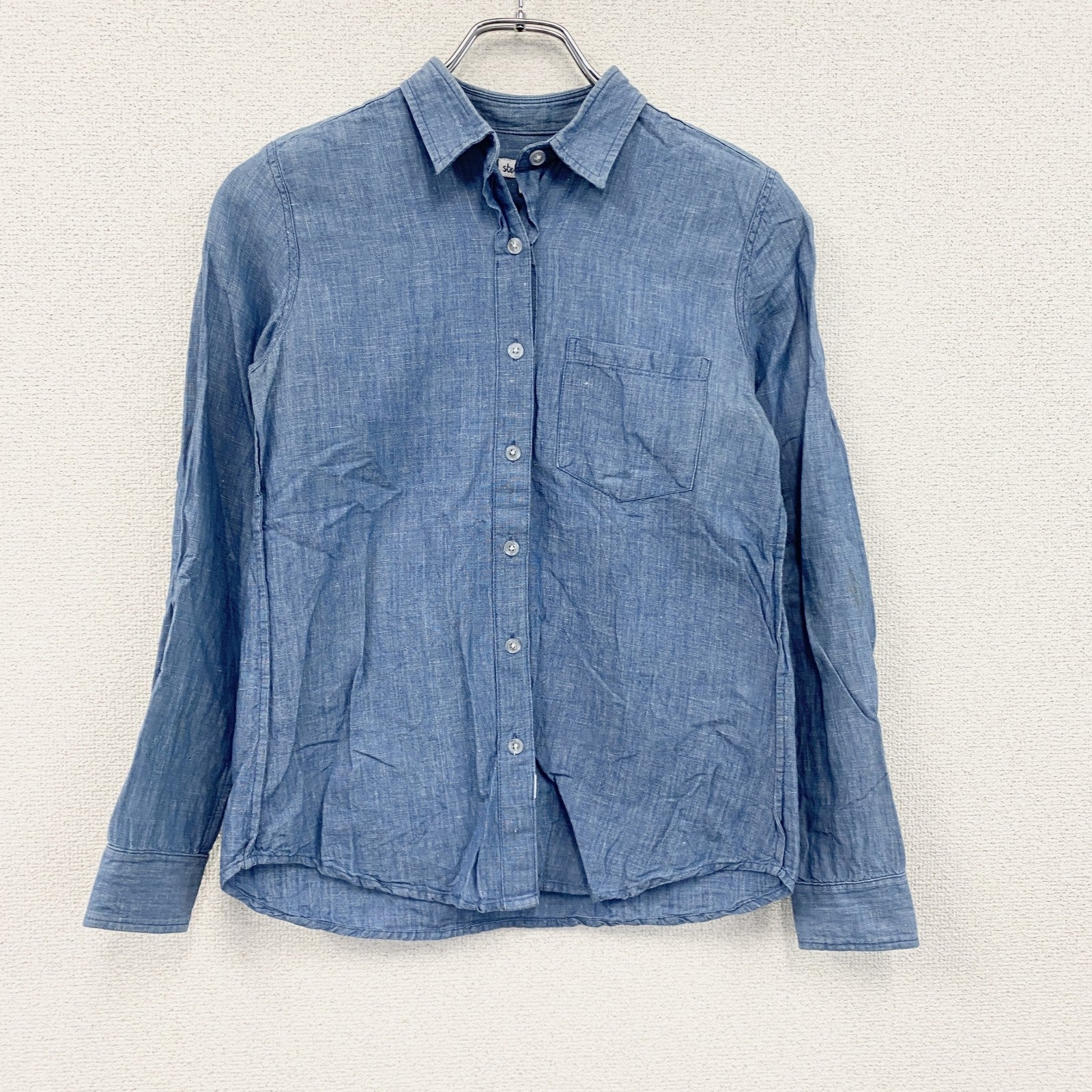 Steven Alan　スティーブンアラン　長袖デニムシャツ　インディゴ