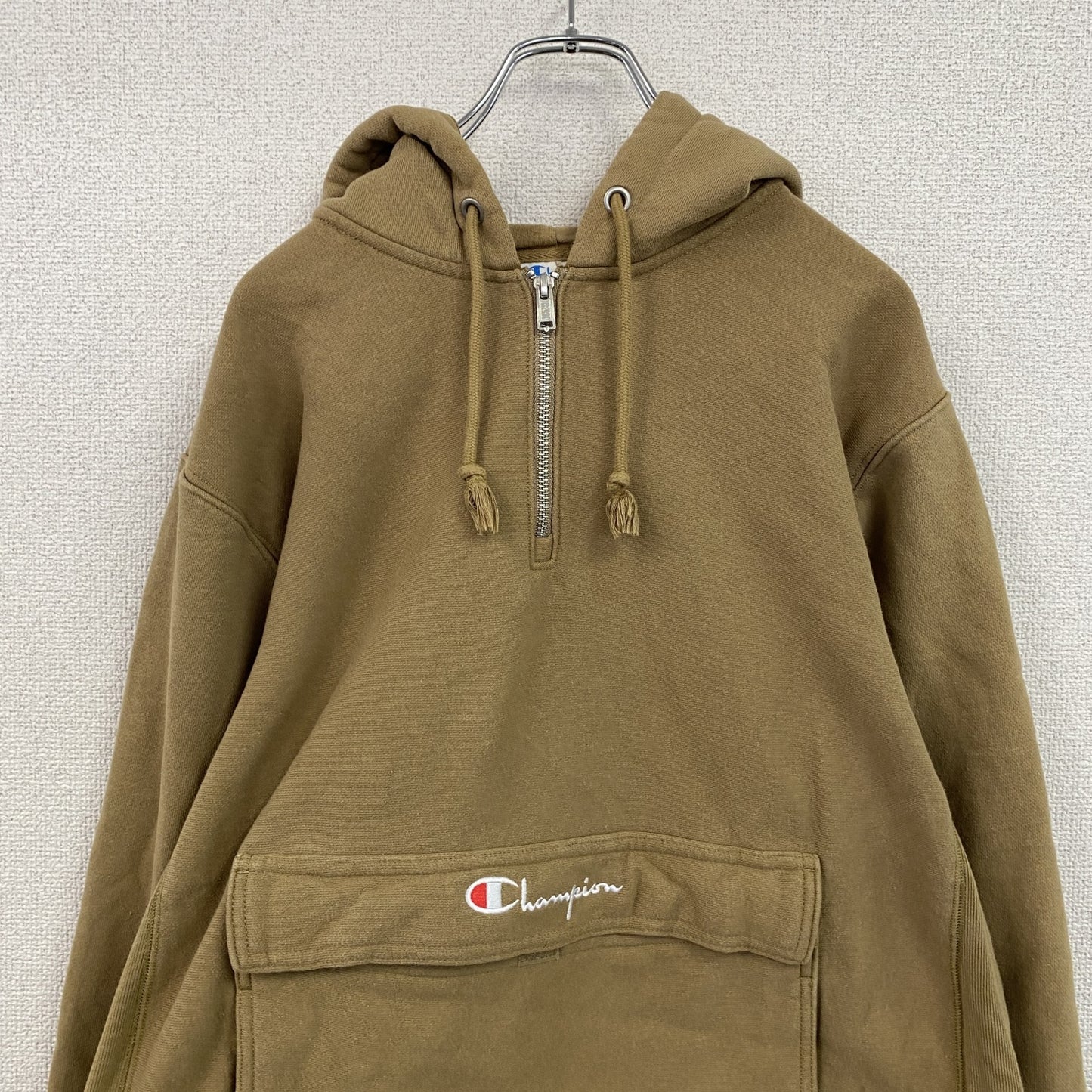 Champion　チャンピオン　リバースウィーブ　アノラックスウェットパーカー/フーディー　茶色　ブラウン　Mサイズ