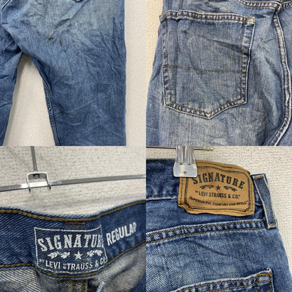 Levi’ｓ　リーバイス　SIGNATURE　デニムパンツ/ジーンズ　縦落ち　ジップフライ　インディゴ　W36サイズ