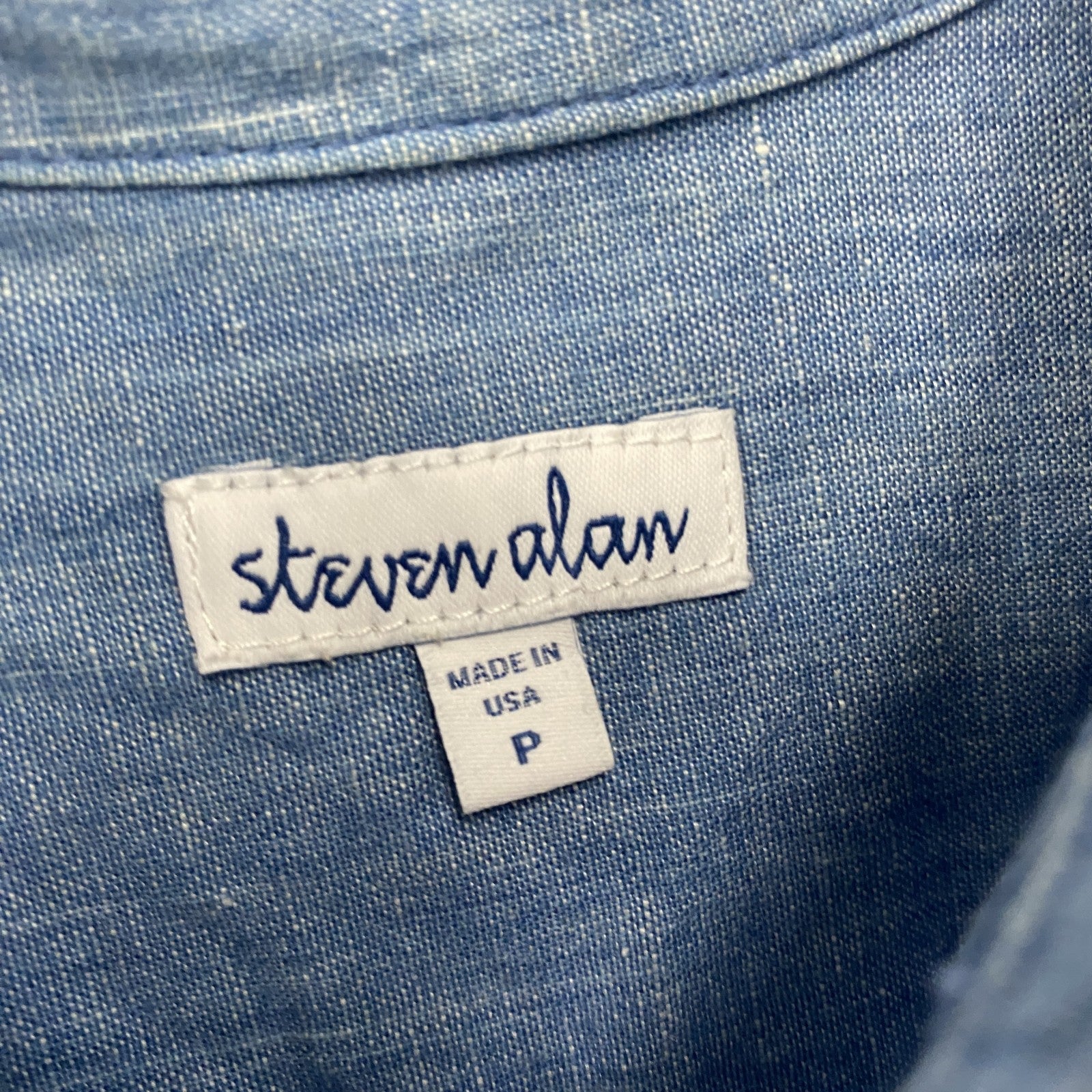Steven Alan　スティーブンアラン　長袖デニムシャツ　インディゴ