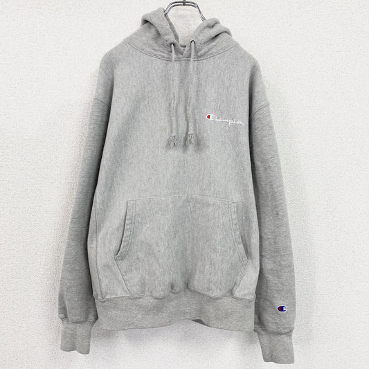 Champion　チャンピオン　リバースウィーブ　スウェットパーカー/フーディー　霜降りグレー　Lサイズ