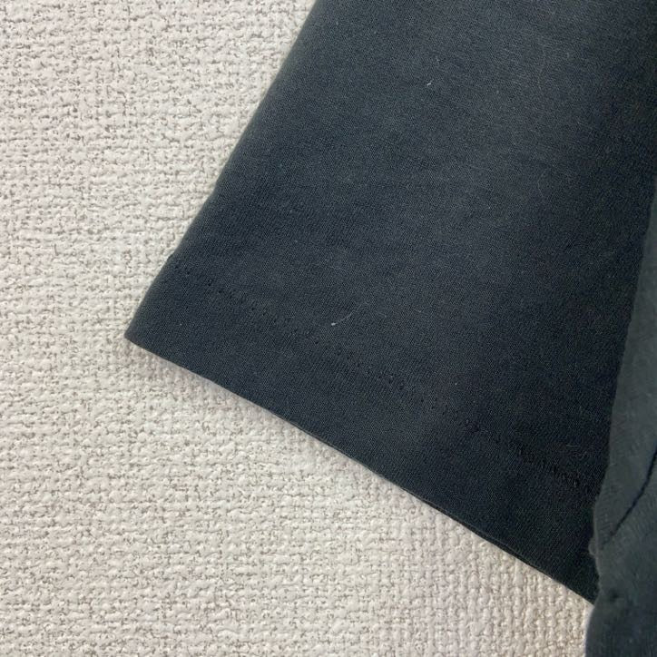 80s　FRUIT OF THE LOOM　半袖プリントTシャツ　ヴィンテージ　黒　ブラック　Lサイズ