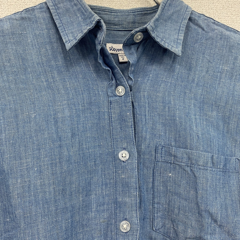 Steven Alan　スティーブンアラン　長袖デニムシャツ　インディゴ