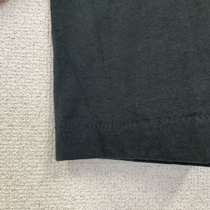 80s　FRUIT OF THE LOOM　半袖プリントTシャツ　ヴィンテージ　黒　ブラック　Lサイズ