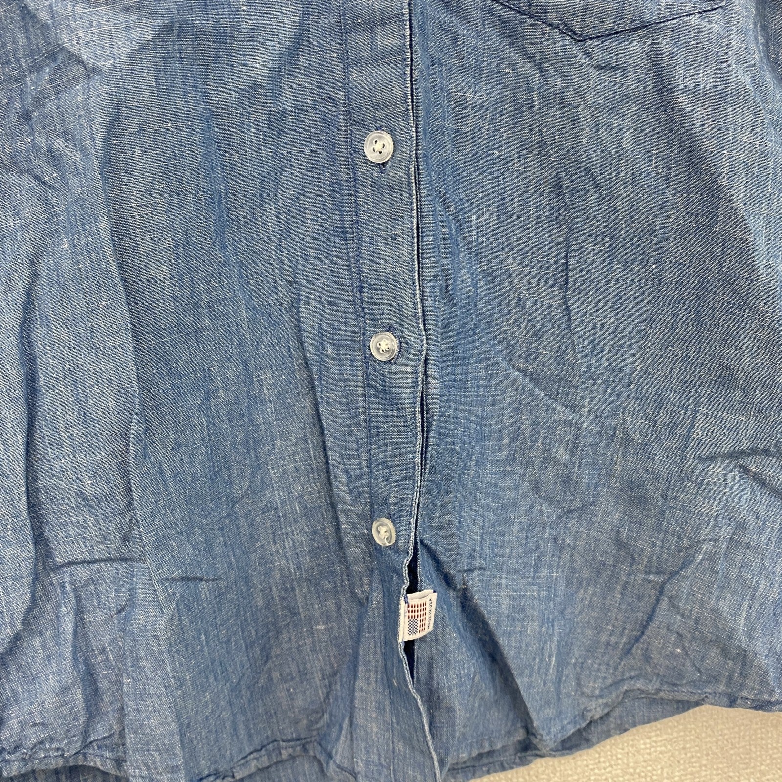 Steven Alan　スティーブンアラン　長袖デニムシャツ　インディゴ