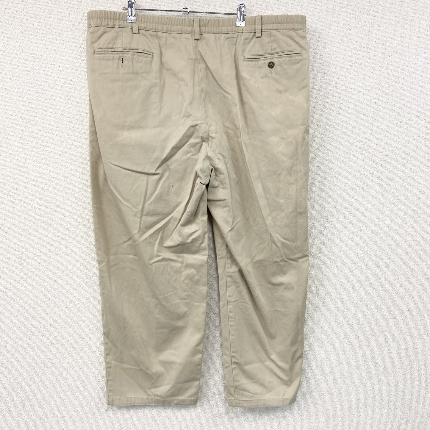 L.L.Bean　エルエルビーン　ワークパンツ/チノパンツ　ジップフライ　ベージュ　W42サイズ