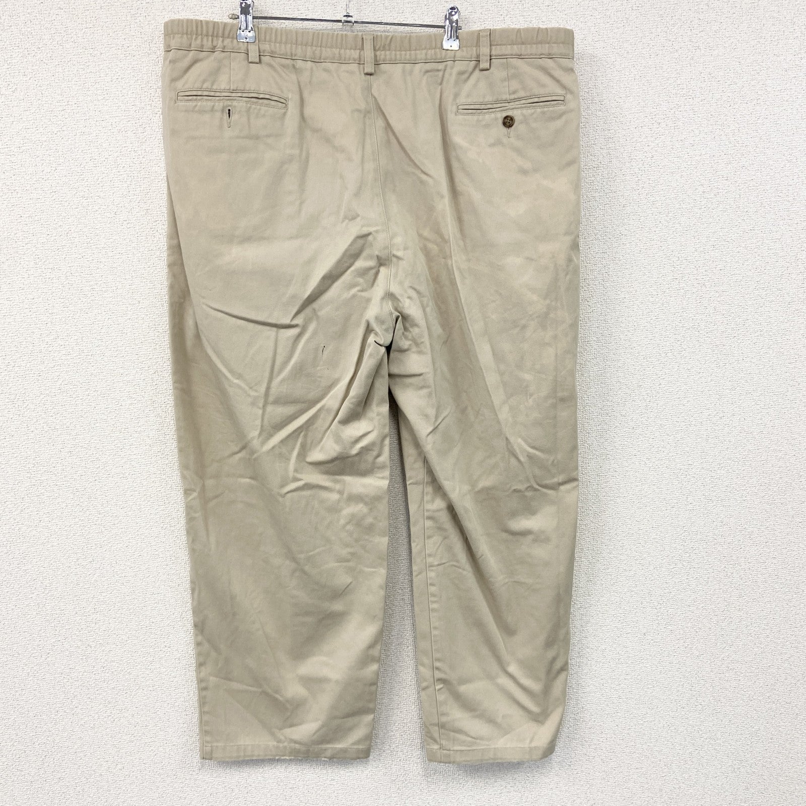 L.L.Bean　エルエルビーン　ワークパンツ/チノパンツ　ジップフライ　ベージュ　W42サイズ