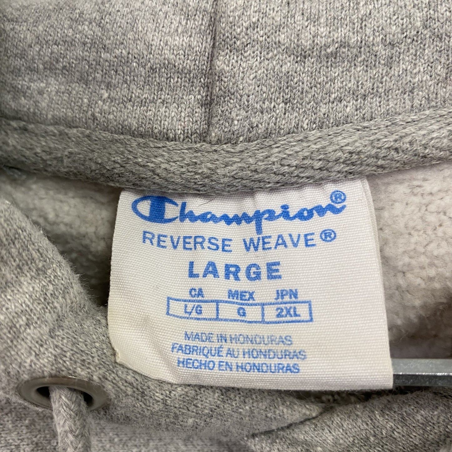 Champion　チャンピオン　リバースウィーブ　スウェットパーカー/フーディー　霜降りグレー　Lサイズ