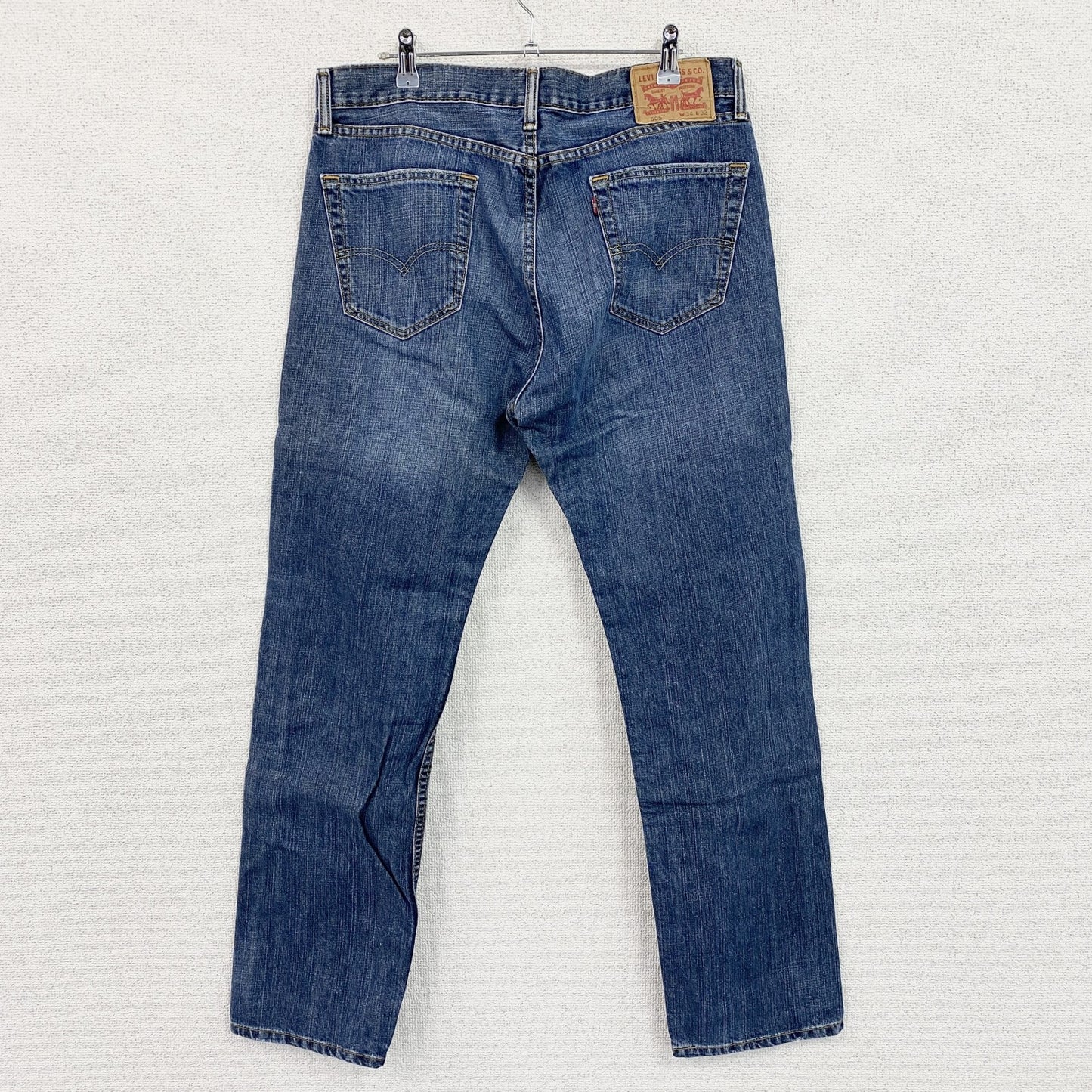 Levi’ｓ　リーバイス　505　デニムパンツ/ジーンズ　縦落ち　ジップフライ　インディゴ　W34サイズ
