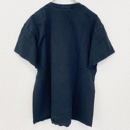 古着 used　ジョニーキャッシュ　半袖プリントTシャツ　音楽　カントリー　黒　ブラック　クルーネック　Lサイズ