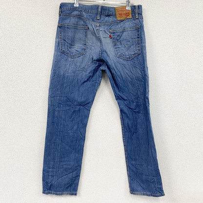 Levi’ｓ　リーバイス　514　デニムパンツ/ジーンズ　縦落ち　鬼ヒゲ　ジップフライ　インディゴ　W34サイズ