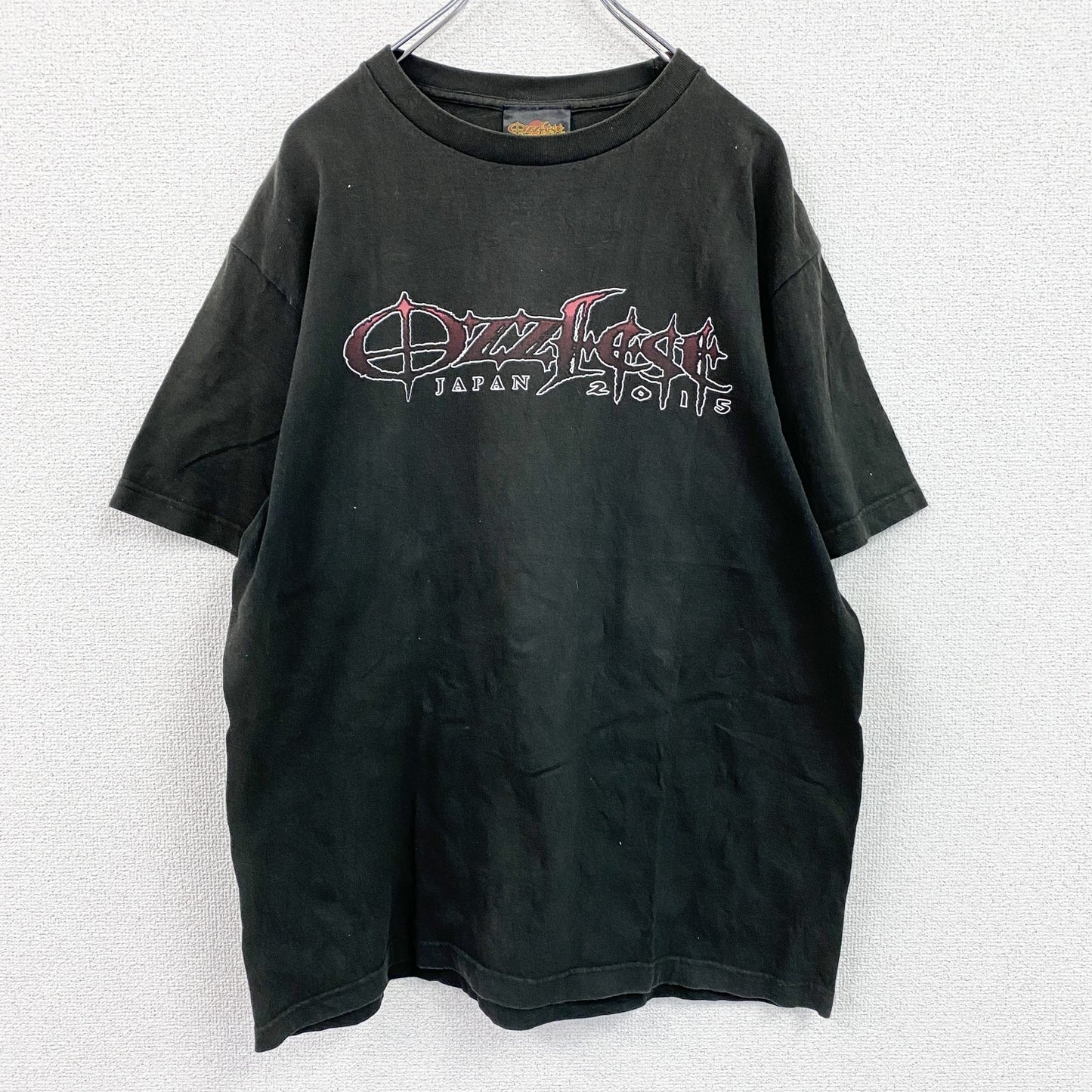 Ozzfest Japan 2015　オズフェスジャパン　半袖プリントTシャツ　黒　ブラック　XLサイズ