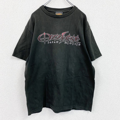 Ozzfest Japan 2015　オズフェスジャパン　半袖プリントTシャツ　黒　ブラック　XLサイズ